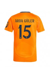 Real Madrid Arda Guler #15 Voetbaltruitje Uit tenue 2024-25 Korte Mouw